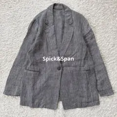 美品 26SS Spick & Span エアリーリネン1Bジャケット 38 麻 - メルカリ