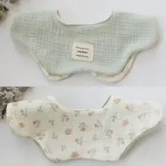 ナチュラルリーフ リバーシブル スタイ（グリーン×フラワー）