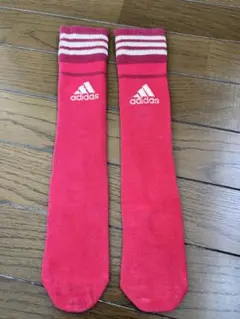 eee様専用☆サッカー　adidas 赤 ソックス　幼稚園