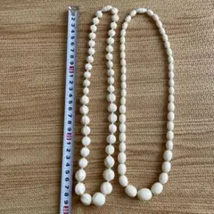 象牙調　ネックレス