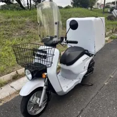 ベンリィ50プロ32579km 試乗40km確認 白 カゴ/Gヒーター/ソケット 