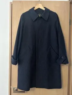 A.P.C. ダークネイビー ロングコート 36