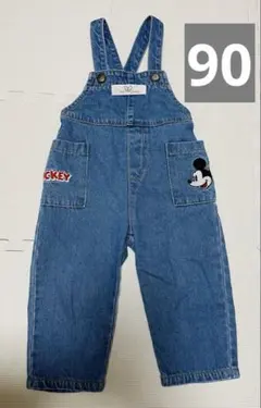 メファボリ オリジナル 90サイズ ミッキーサロペット