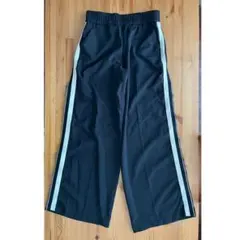 ZARA トラックパンツ　サイドラインパンツ　ブラック　S