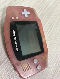 ゲームボーイアドバンス クリアピンク　本体　おまけつき