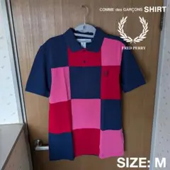 新品未着用 コムデギャルソン・シャツ×フレッドペリー ポロシャツ サイズMのサムネイル