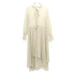 SNIDEL ドット ワンピース フリーサイズ 白 黒