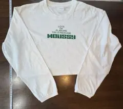 MOUSSY クロップド長袖Tシャツ Mサイズ