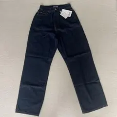 新品クラシカルエルフ　 ゆったりハイウエストワイドストレートデニムM