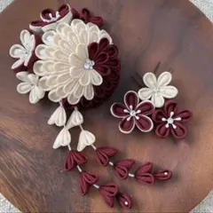 つまみ細工 かんざし ハンドメイド