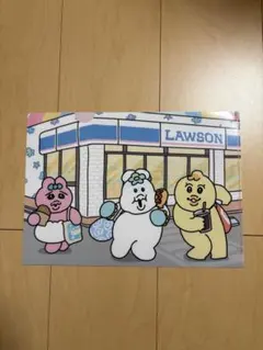 【匿名配送】おぱんちゅうさぎ　　んぽちゃむ　ローソンクリアファイル 可哀想に！