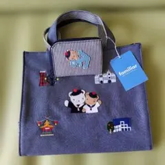 familiar 刺繍デザイン トートバッグ