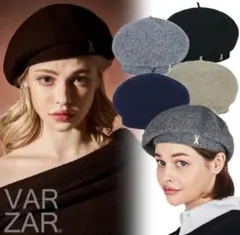 正規販売店購入　バザール シンプル ベレー帽　ブラック　新品未使用タグ付き