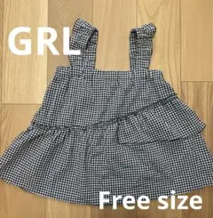 グレイル　GRL ギンガムチェック ビスチェ　キャミソール フリル