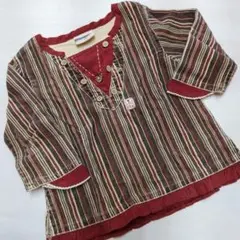 CHILD CHAMP ストライプ 長袖Tシャツ 90