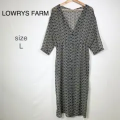最終値下げ‼︎ ローリーズファーム　【lowrys farm】ワンピース　ガウン