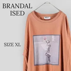 BRANDALISED ロンT ビッグアートプリント バンクシー XL