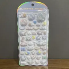 コットンパフィ　シール　シナモロール