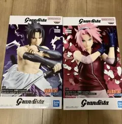 【新品未開封】NARUTO サスケ&サクラ　grandista セット