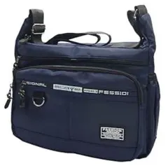 ネイビー ショルダーバッグ 多機能