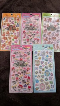 プチドロ　ディズニー　パワパフ　たまごっち　5枚セット