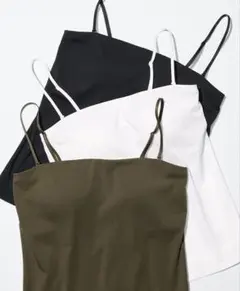 試着のみ　エアリズムコットンブラチューブトップ M ブラック　479089