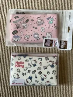 ☆新品未使用　２個セット☆　ハローキティ　シリコンポーチ