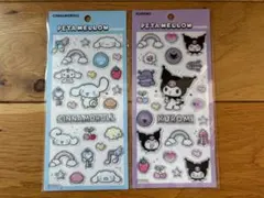 【値下げ】サンリオ ペタメロウステッカー シナモン クロミ 2枚セット