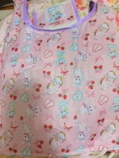 Swimmer ポケット付きエコバッグ ピンク