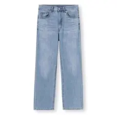 GU ハイライズストレートジーンズ　S