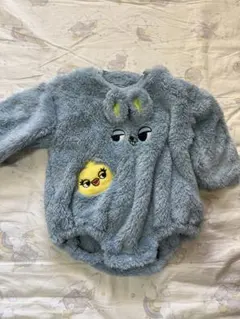 水色フリース着ぐるみ 95cm未満