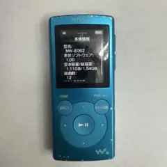 SONY WALKMAN NW-E062 ブルー 本体 - メルカリ