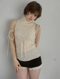 andmary Bloom flower tulle tops - メルカリ