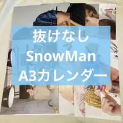 SnowMan A3ポスターカレンダー10枚セット