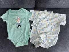ベビーギャップ　半袖ロンパース　甚平　男の子　パジャマ　70 ベビー甚平