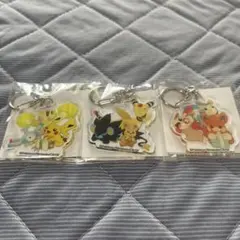 ポケモンセンターオンライン限定　アクリルキーホルダー　3種セット