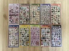 正規品　ボンボンドロップシール 和柄 10枚セット　新品未使用 舞妓 忍者 相撲