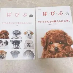 【052b】ぱ・ぴ・ぷ　00 01 2冊セット　冊子　子犬