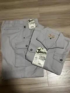 Jawin 55500 55502 上下セット 自重堂 春夏作業着のサムネイル