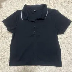 GU ブラック ポロシャツ Sサイズ