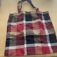 Blue Label Crestbridge チェック柄エコバッグ