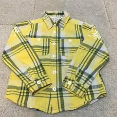 タイムセール美品【JUNK STORE】チェック柄シャツ＊130㎝