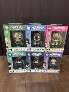 鬼滅の刃　ゆらゆらヘッド　フィギュア　6体セット　まとめ売りのサムネイル