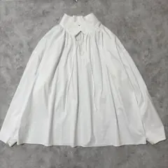 美品 ロペ 3万円 高級 フランス製レース使いボザムシャツ ブラウス 
