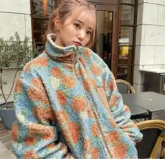 jouetie リバーシブル ボアブルゾン キルティング