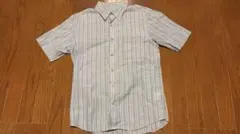 Eddie Bauer 半袖ストライプシャツ