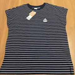 GU ちいかわ　うさぎボーダーTシャツL