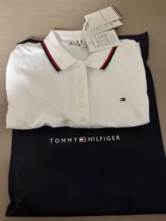 TOMMY HILFIGER ホワイト ポロシャツ M
