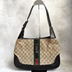 GUCCI シェリーライン ショルダーバッグ GGキャンバス ジャッキー