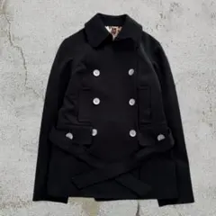 ARTICHAUT ジャケット　黒　ヒョウ柄裏地　レディース　身幅45 着丈63